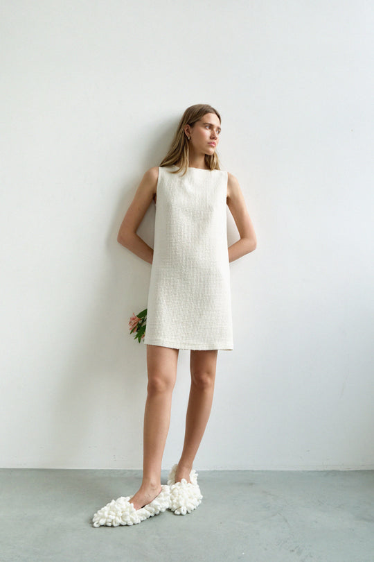 Bouclé-Kleid