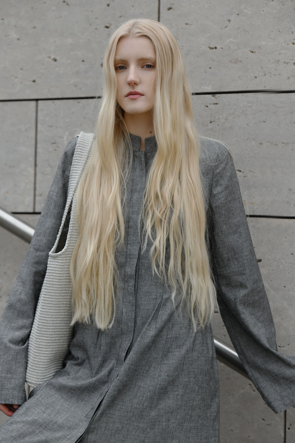 Puritan Dress aus Leinen